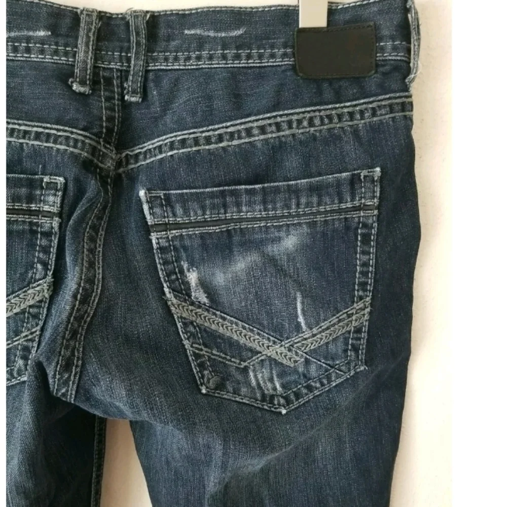 Buckle BKE Carter Straight Leg Dark Wash Jeans Size‎ 32 R Mens Denim